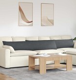 VidaXL Sofa Kussens 2 pcs Donkergrijs 200 x 40 cm Katoen Stof