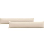 VidaXL Sofa Kussens 2 pcs Beige 200 x 40 cm Stof