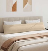 VidaXL Sofa Kussens 2 pcs Crème 200 x 40 cm Stof