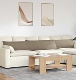 VidaXL Sofa Kussens 2 pcs Taupe 200 x 40 cm Stof