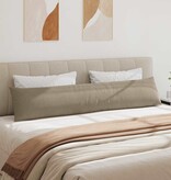 VidaXL Sofa Kussens 2 pcs Taupe 200 x 40 cm Stof