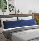 VidaXL Sofa Kussens 2 pcs Politieblauw 200 x 40 cm Katoen Stof