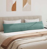 VidaXL Sofa Kussens 2 pcs Zeegroen 200 x 40 cm Katoen Stof