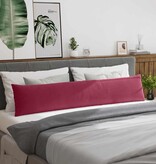 VidaXL Sofa Kussens 2 pcs Wijnrood 200 x 40 cm Katoen Stof