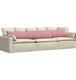 VidaXL Sofa Kussens 2 pcs Roze 200 x 40 cm Katoen Stof
