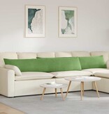 VidaXL Sofa Kussens 2 pcs Lichtgroen 200 x 40 cm Katoen Stof