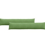 VidaXL Sofa Kussens 2 pcs Lichtgroen 200 x 40 cm Katoen Stof