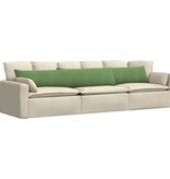 VidaXL Sofa Kussens 2 pcs Lichtgroen 200 x 40 cm Katoen Stof