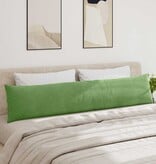 VidaXL Sofa Kussens 2 pcs Lichtgroen 200 x 40 cm Katoen Stof