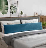 VidaXL Sofa Kussens 2 pcs Blauw 200 x 40 cm Katoen Stof