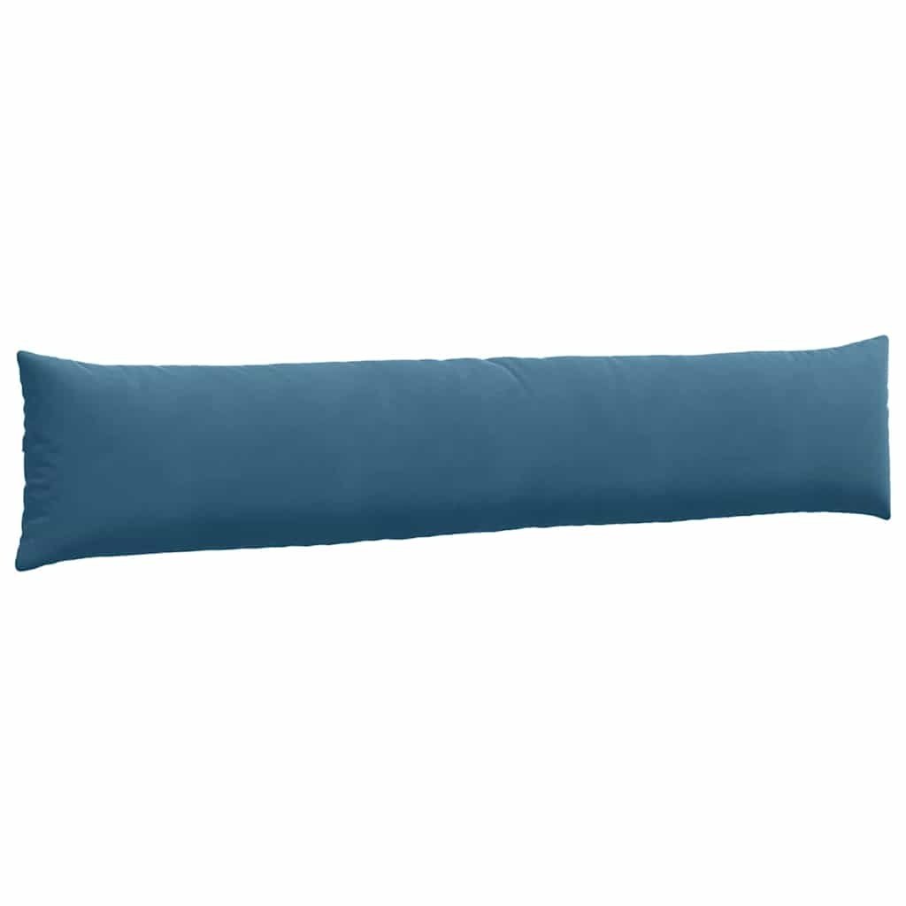 VidaXL Sofa Kussens 2 pcs Blauw 200 x 40 cm Katoen Stof