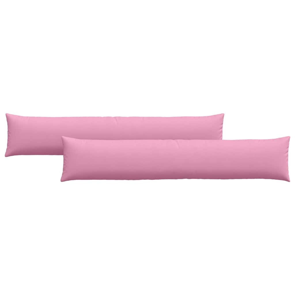 VidaXL Sofa Kussens 2 pcs Roze 200 x 40 cm Stof
