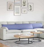 VidaXL Sofa Kussens 2 pcs Blauw 200 x 40 cm Stof