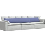 VidaXL Sofa Kussens 2 pcs Blauw 200 x 40 cm Stof