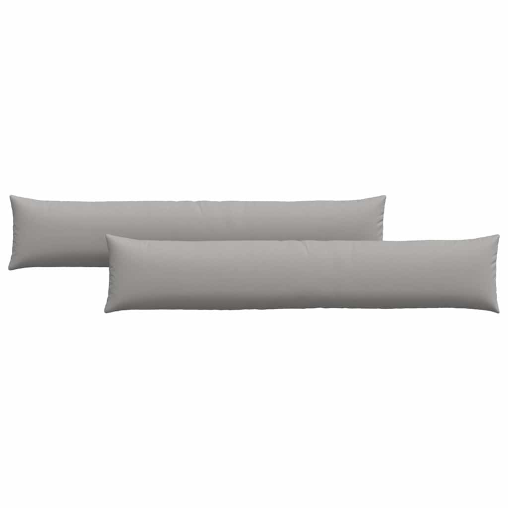 VidaXL Sofa Kussens 2 pcs Grijs 200 x 40 cm Stof