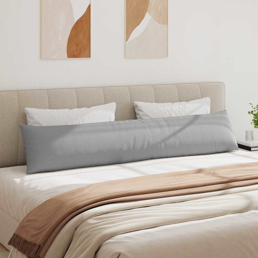 VidaXL Sofa Kussens 2 pcs Grijs 200 x 40 cm Stof