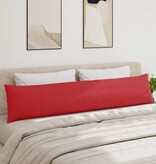 VidaXL Sofa Kussens 2 pcs Rood 200 x 40 cm Stof