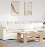 VidaXL Sofa Kussens 2 pcs Wit 200 x 40 cm Stof