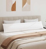 VidaXL Sofa Kussens 2 pcs Wit 200 x 40 cm Stof