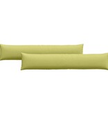 VidaXL Sofa Kussens 2 pcs Lichtgroen 200 x 40 cm Stof