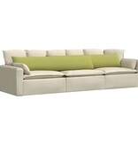 VidaXL Sofa Kussens 2 pcs Lichtgroen 200 x 40 cm Stof