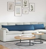 VidaXL Sofa Kussens 2 pcs Blauw 200 x 40 cm Stof