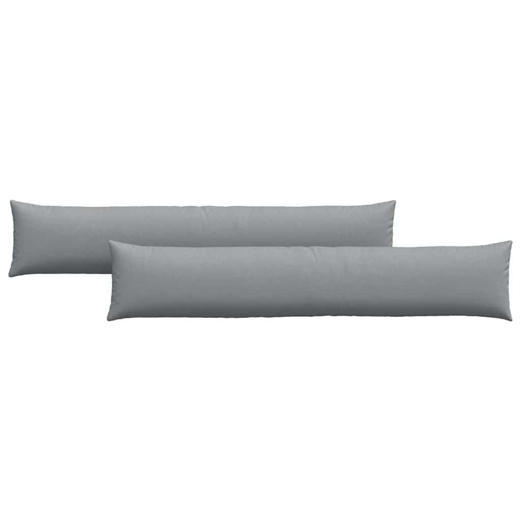 VidaXL Sofa Kussens 2 pcs Lichtgrijs 200 x 40 cm Stof