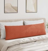 VidaXL Sofa Kussens 2 pcs Rood-oranje 145 x 40 cm Katoen Stof