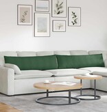 VidaXL Sofa Kussens 2 pcs Donkergroen 145 x 40 cm Katoen Stof