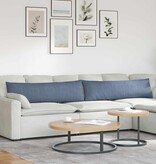 VidaXL Sofa Kussens 2 pcs Blauw 145 x 40 cm Katoen Stof