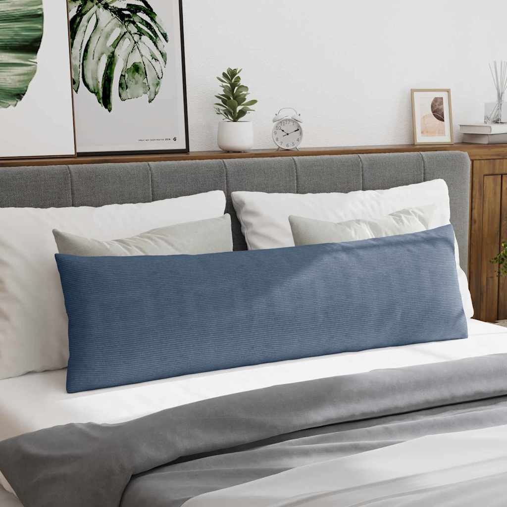 VidaXL Sofa Kussens 2 pcs Blauw 145 x 40 cm Katoen Stof