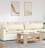 VidaXL Sofa Kussens 2 pcs Crème 145 x 40 cm Katoen Stof