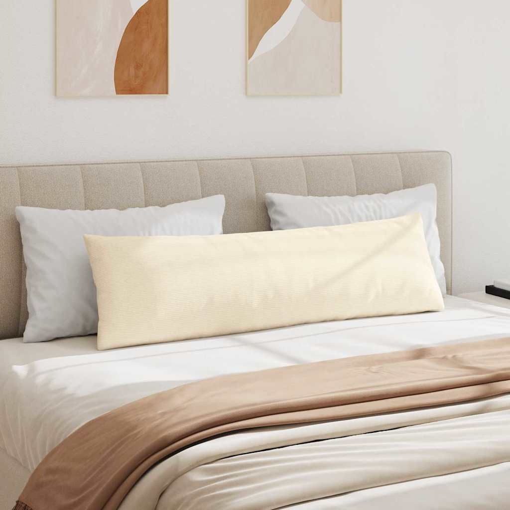 VidaXL Sofa Kussens 2 pcs Crème 145 x 40 cm Katoen Stof