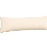 VidaXL Sofa Kussens 2 pcs Crème 145 x 40 cm Katoen Stof