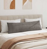 VidaXL Sofa Kussens 2 pcs Lichtgrijs 145 x 40 cm Katoen Stof