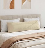 VidaXL Sofa Kussens 2 pcs Crème 145 x 40 cm Stof