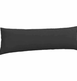 VidaXL Sofa Kussens 2 pcs Zwart 145 x 40 cm Stof