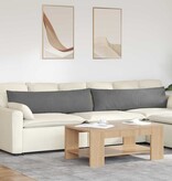 VidaXL Sofa Kussens 2 pcs Donkergrijs 145 x 40 cm Stof