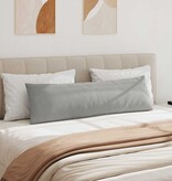 VidaXL Sofa Kussens 2 pcs Lichtgrijs 145 x 40 cm Stof