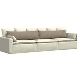 VidaXL Sofa Kussens 2 pcs Taupe 145 x 40 cm Stof