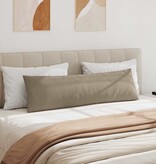 VidaXL Sofa Kussens 2 pcs Taupe 145 x 40 cm Stof