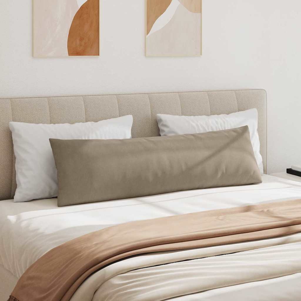 VidaXL Sofa Kussens 2 pcs Taupe 145 x 40 cm Stof