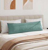 VidaXL Sofa Kussens 2 pcs Zeegroen 145 x 40 cm Katoen Stof