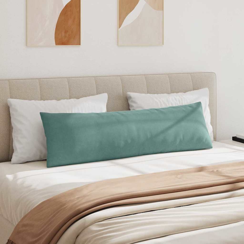 VidaXL Sofa Kussens 2 pcs Zeegroen 145 x 40 cm Katoen Stof