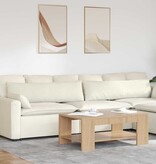 VidaXL Sofa Kussens 2 pcs Crème 145 x 40 cm Katoen Stof