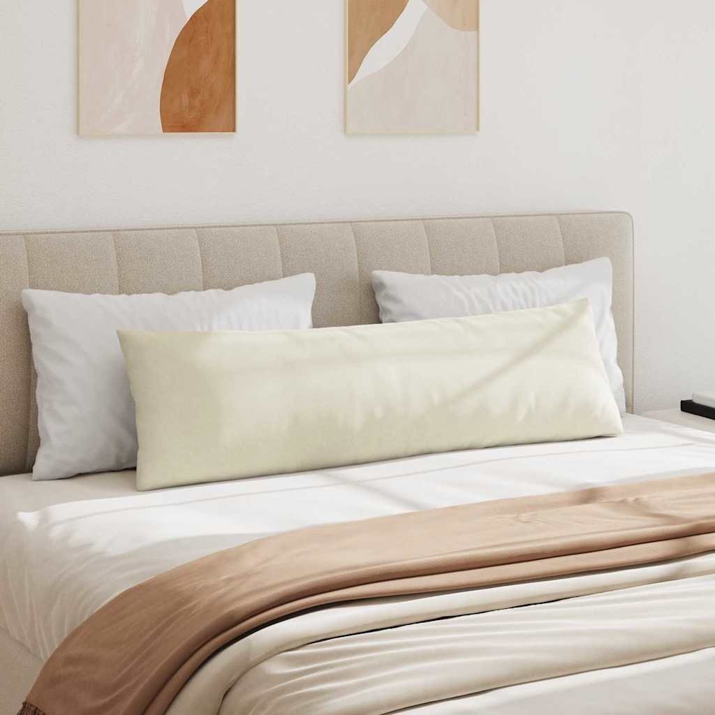 VidaXL Sofa Kussens 2 pcs Crème 145 x 40 cm Katoen Stof