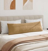 VidaXL Sofa Kussens 2 pcs Bruin 145 x 40 cm Katoen Stof