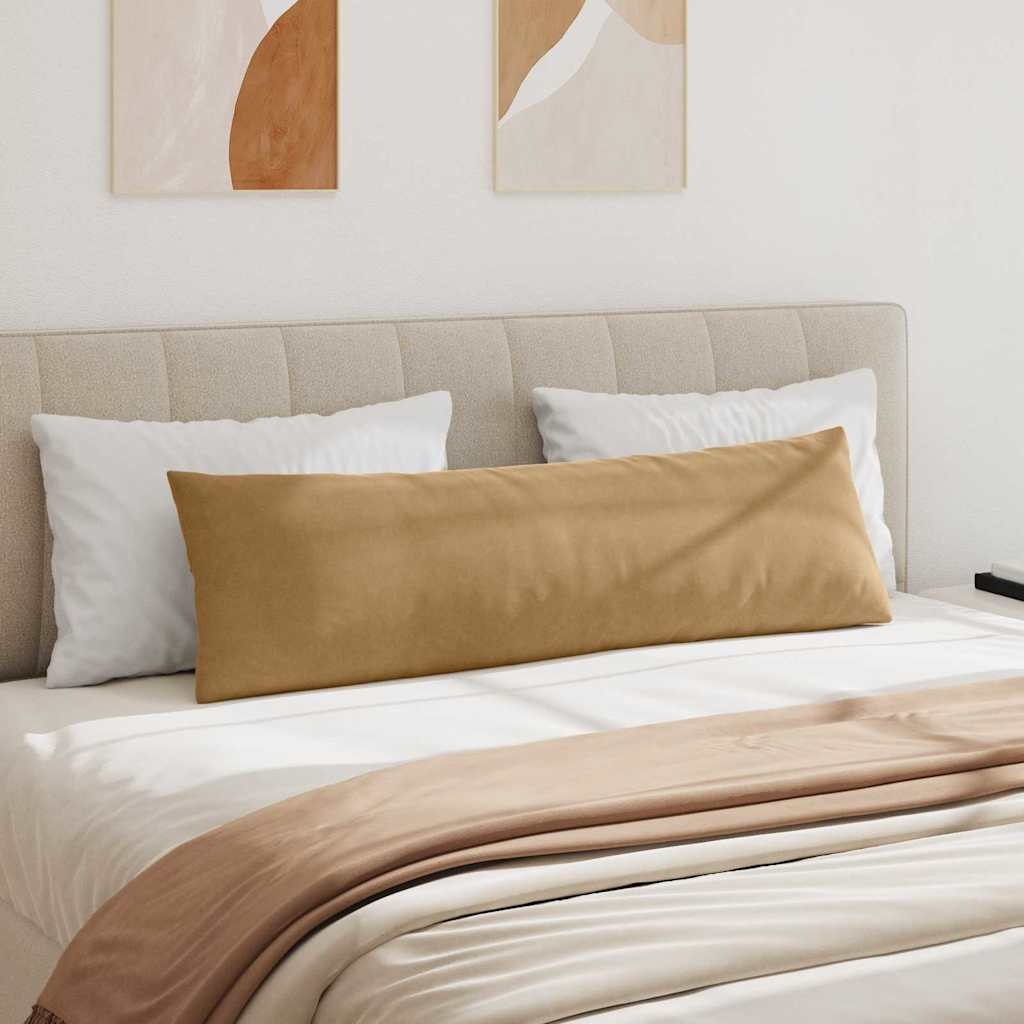 VidaXL Sofa Kussens 2 pcs Bruin 145 x 40 cm Katoen Stof