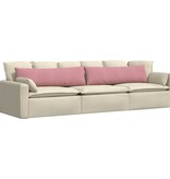 VidaXL Sofa Kussens 2 pcs Roze 145 x 40 cm Katoen Stof