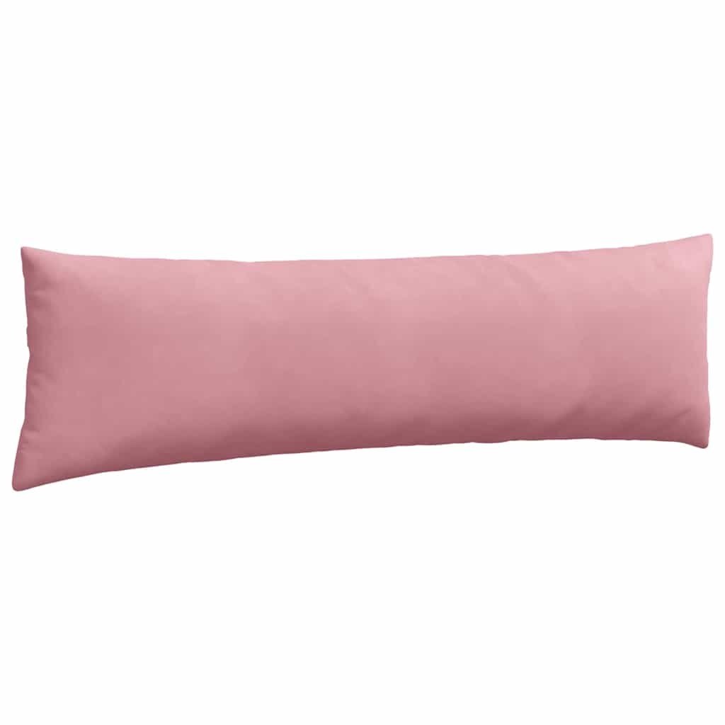 VidaXL Sofa Kussens 2 pcs Roze 145 x 40 cm Katoen Stof